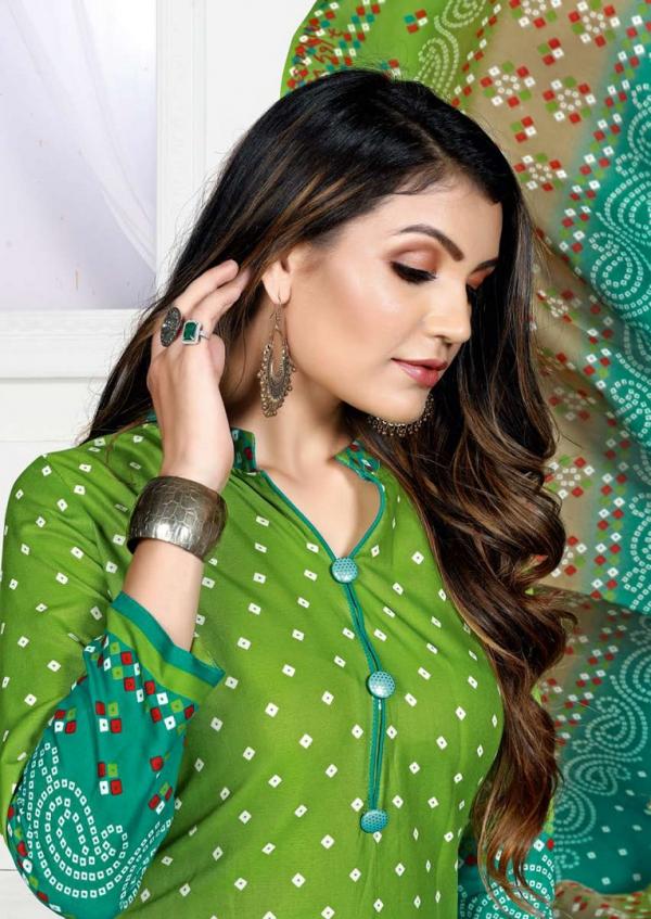 Vandana Bandhej Patiyala Vol-3 indo Cotton Patiyala Dress Material